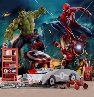 PAPEL DE PAREDE -    VINGADORES Vinil 0,10 Alto Adesivo Sob Medida  Fosco Liso Dividimos Rolo de 40 a 60 cm 